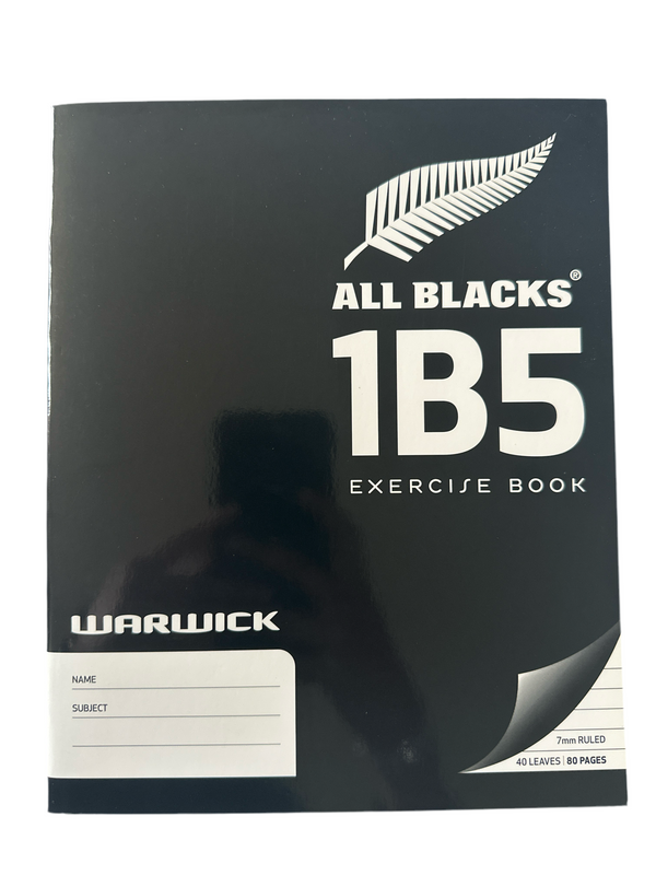 1B5 Notebook All Blacks