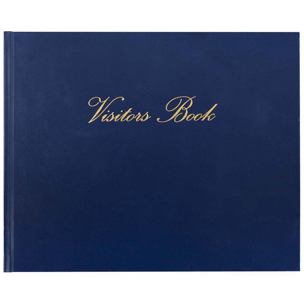 Collins Visitors Book VB625 Navy 232x188mm 64 Leaf