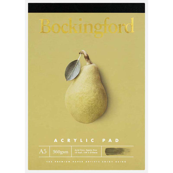 Bockingford Pad Acrylic A5 360gsm 12leaf