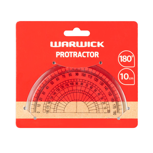 Warwick Protractor 10cm 180 Degrees