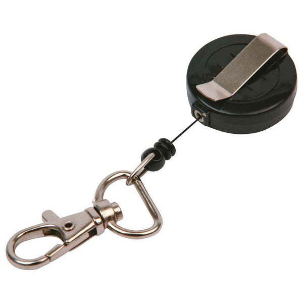 Dixon Key Card Reel Swivel Small Single Black