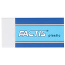 Factis Eraser P24 Soft White Plastic