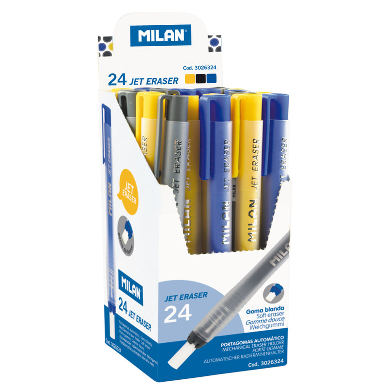 Milan Jet Eraser Assorted Colours