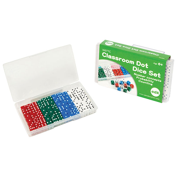 EDX Classroom Dot Dice Set 72 Pcs