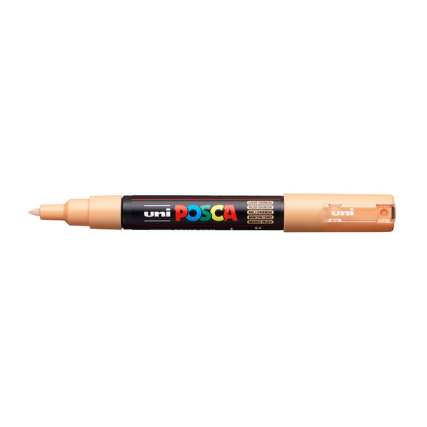 Uni Posca Marker 0.7mm Ultra-Fine Round Tip Light Orange PC-1M