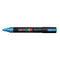 Uni Posca Marker 1.8-2.5mm Med Bullet Metallic Blue PC-5M