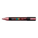 Uni Posca Marker 1.8-2.5mm Med Bullet Metallic Red PC-5M