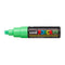 Uni Posca Marker 8.0mm Bold Chisel Fluoro Green PC-8K