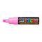 Uni Posca Marker 8.0mm Bold Chisel Fluoro Pink PC-8K