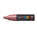 Uni Posca Marker 8.0mm Bold Chisel Metallic Red PC-8K