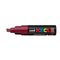 Uni Posca Marker 8.0mm Bold Chisel Red Wine PC-8K