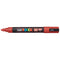 Uni Posca Marker 1.8-2.5mm Med Bullet Ruby Red PC-5M