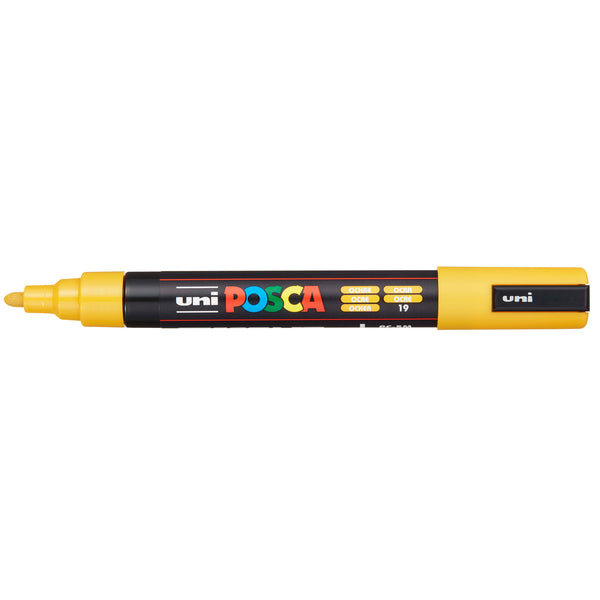 Uni Posca Marker 1.8-2.5mm Med Bullet Ochre PC-5M