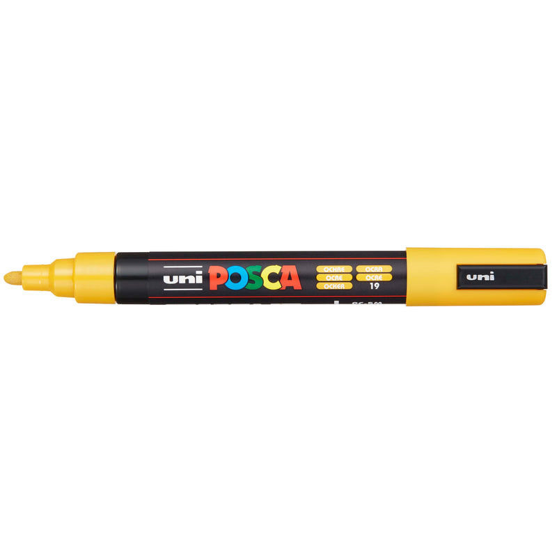 Uni Posca Marker 1.8-2.5mm Med Bullet Ochre PC-5M