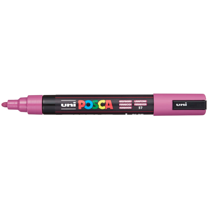 Uni Posca Marker 1.8-2.5mm Med Bullet Raspberry PC-5M