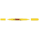 Uni Prockey Marker Dual Tip 0.4/0.9mm Yellow PM-120