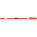 Uni Prockey Marker Dual Tip 0.4/0.9mm Orange PM-120