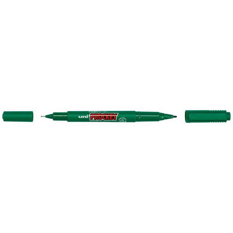 Uni Prockey Marker Dual Tip 0.4/0.9mm Green PM-120