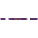 Uni Prockey Marker Dual Tip 0.4/0.9mm Violet PM-120