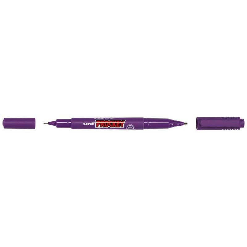 Uni Prockey Marker Dual Tip 0.4/0.9mm Violet PM-120