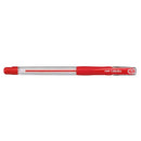 Uni Lakubo Capped Ballpoint 0.7mm Red SG-100