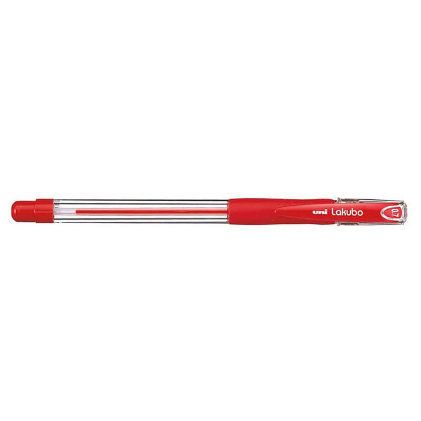 Uni Lakubo Capped Ballpoint 0.7mm Red SG-100