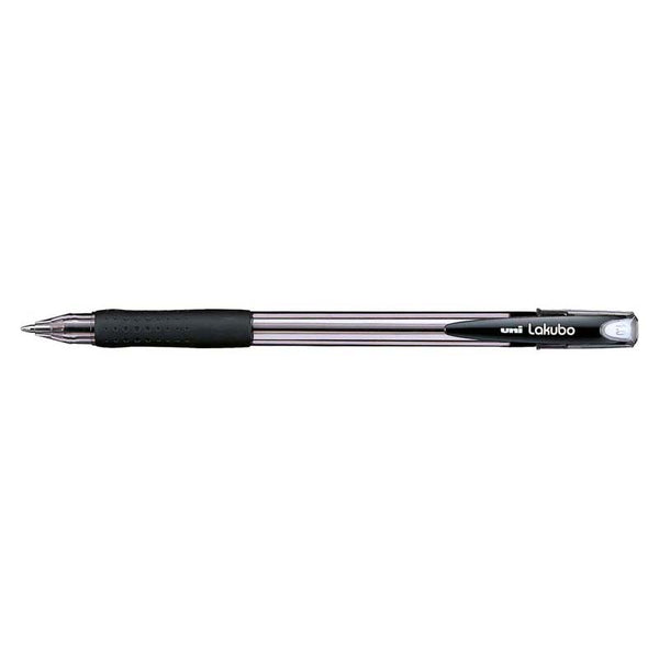 Uni Lakubo Capped Ballpoint 1.0mm Black SG-100