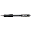 Uni Laknock 0.7mm Retractable Fine Black SN-100