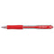 Uni Laknock 0.7mm Retractable Fine Red SN-100