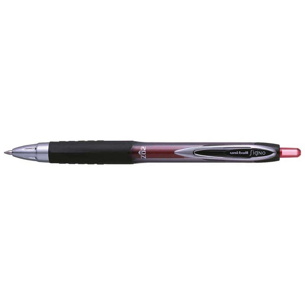 Uni-ball Signo 207 Retractable Gel 0.7mm Red UMN-207