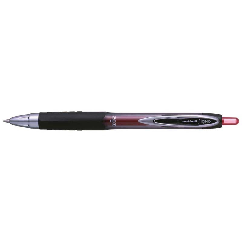 Uni-ball Signo 207 Retractable Gel 0.7mm Red UMN-207