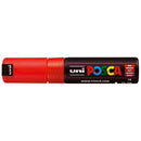 Uni Posca Marker 4.5-5.5mm Bold Bullet Red PC-7M