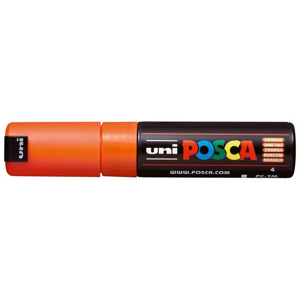 Uni Posca Marker 4.5-5.5mm Bold Bullet Orange PC-7M