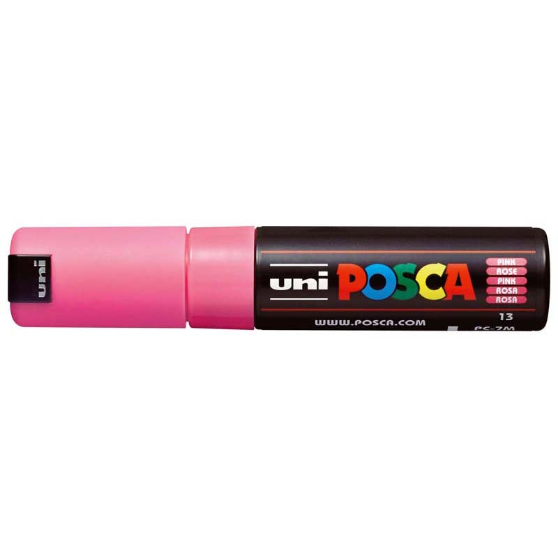 Uni Posca Marker 4.5-5.5mm Bold Bullet Pink PC-7M