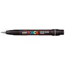 Uni Posca Marker 0.1-10.0mm Brush Tip Silver PCF-350