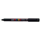 Uni Posca Marker 0.7mm Ultra-Fine Pin Tip Black PC-1MR