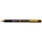 Uni Posca Marker 0.7mm Ultra-Fine Pin Tip Gold PC-1MR