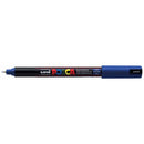 Uni Posca Marker 0.7mm Ultra-Fine Pin Tip Blue PC-1MR