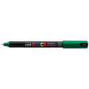 Uni Posca Marker 0.7mm Ultra-Fine Pin Tip Green PC-1MR