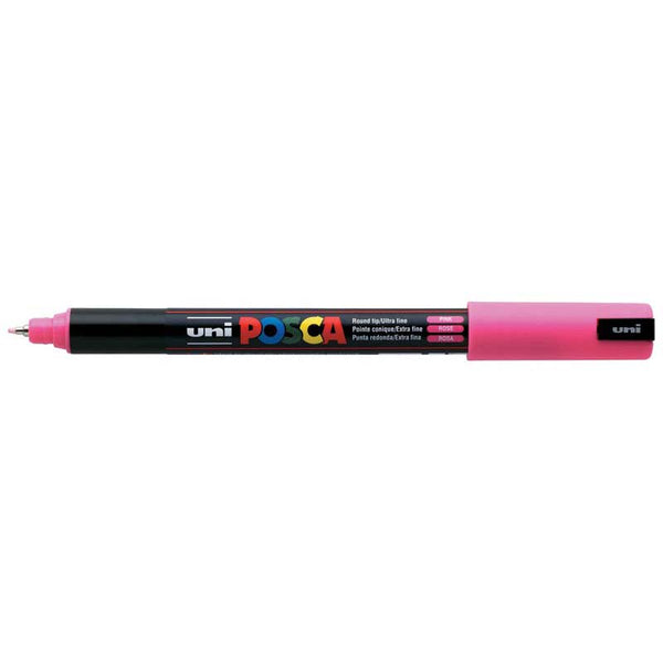 Uni Posca Marker 0.7mm Ultra-Fine Pin Tip Pink PC-1MR