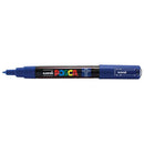 Uni Posca Marker 0.7mm Ultra-Fine Round Tip Blue PC-1M