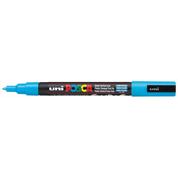 Uni Posca Marker 0.9-1.3mm Fine Light Blue PC-3M