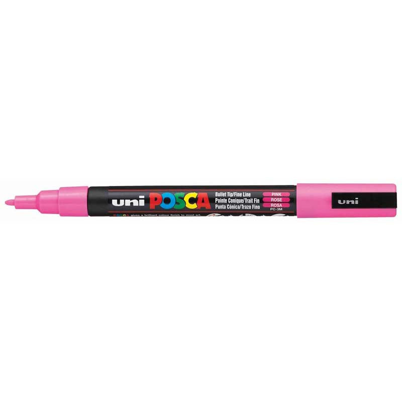 Uni Posca Marker 0.9-1.3mm Fine Pink PC-3M