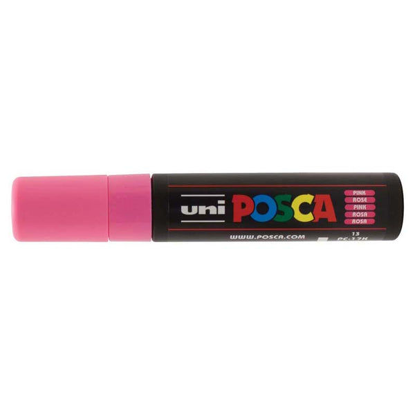 Uni Posca Marker 15.0mm Extra-Broad Chisel Pink PC-17K