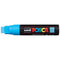 Uni Posca Marker 15.0mm Extra-Broad Chisel Light Blue PC-17K