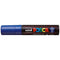 Uni Posca Marker 15.0mm Extra-Broad Chisel Blue PC-17K