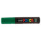 Uni Posca Marker 15.0mm Extra-Broad Chisel Green PC-17K