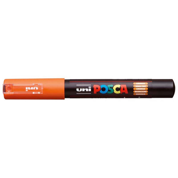 Uni Posca Marker 0.7mm Ultra-Fine Round Tip Orange PC-1M