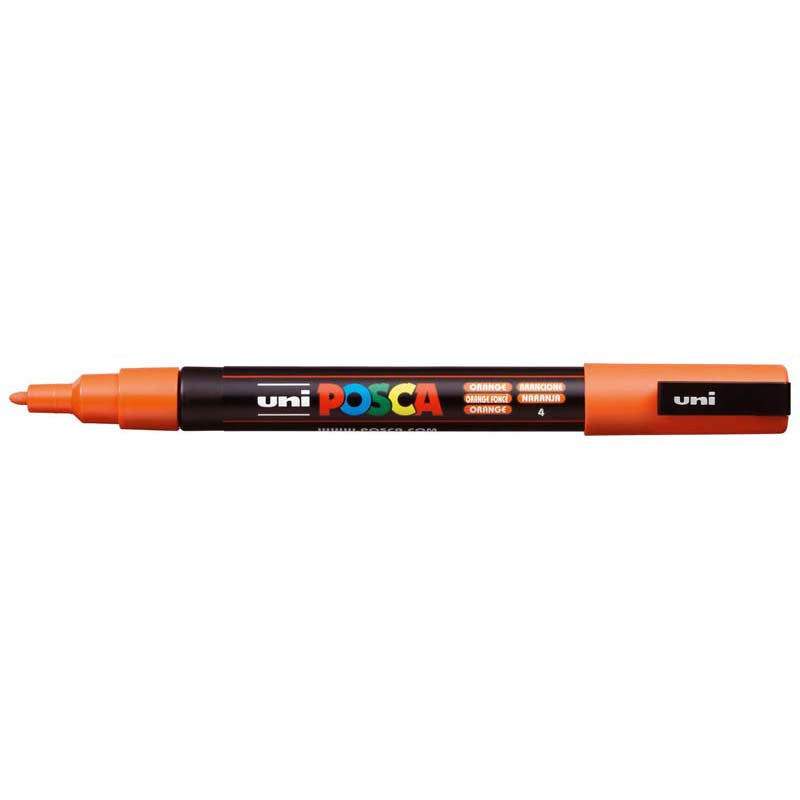 Uni Posca Marker 0.9-1.3mm Fine Orange PC-3M