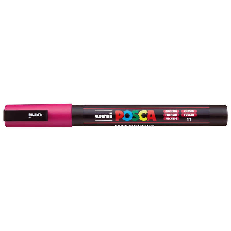 Uni Posca Marker 0.9-1.3mm Fine Fuchsia PC-3M